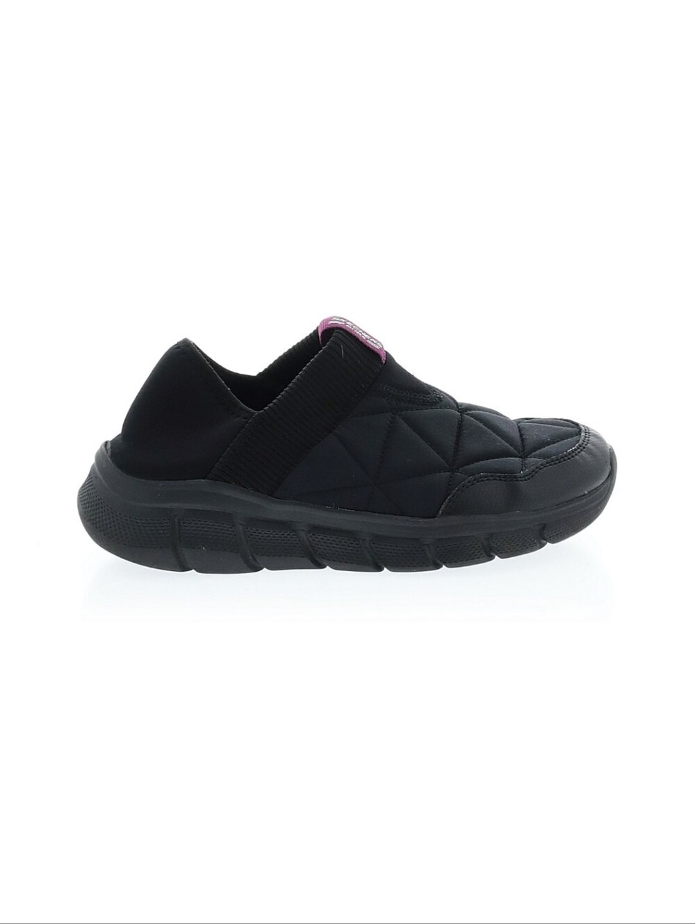 Skechers Slip-On Quilted Black Athletic Shoe